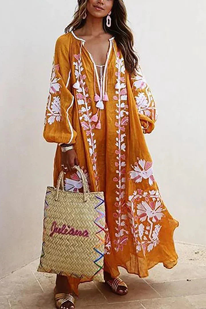 Keziah™  Bohemian Floral Maxi Dress
