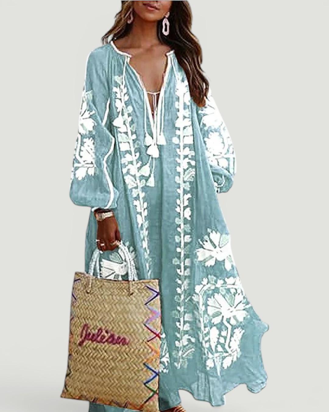 Keziah™  Bohemian Floral Maxi Dress