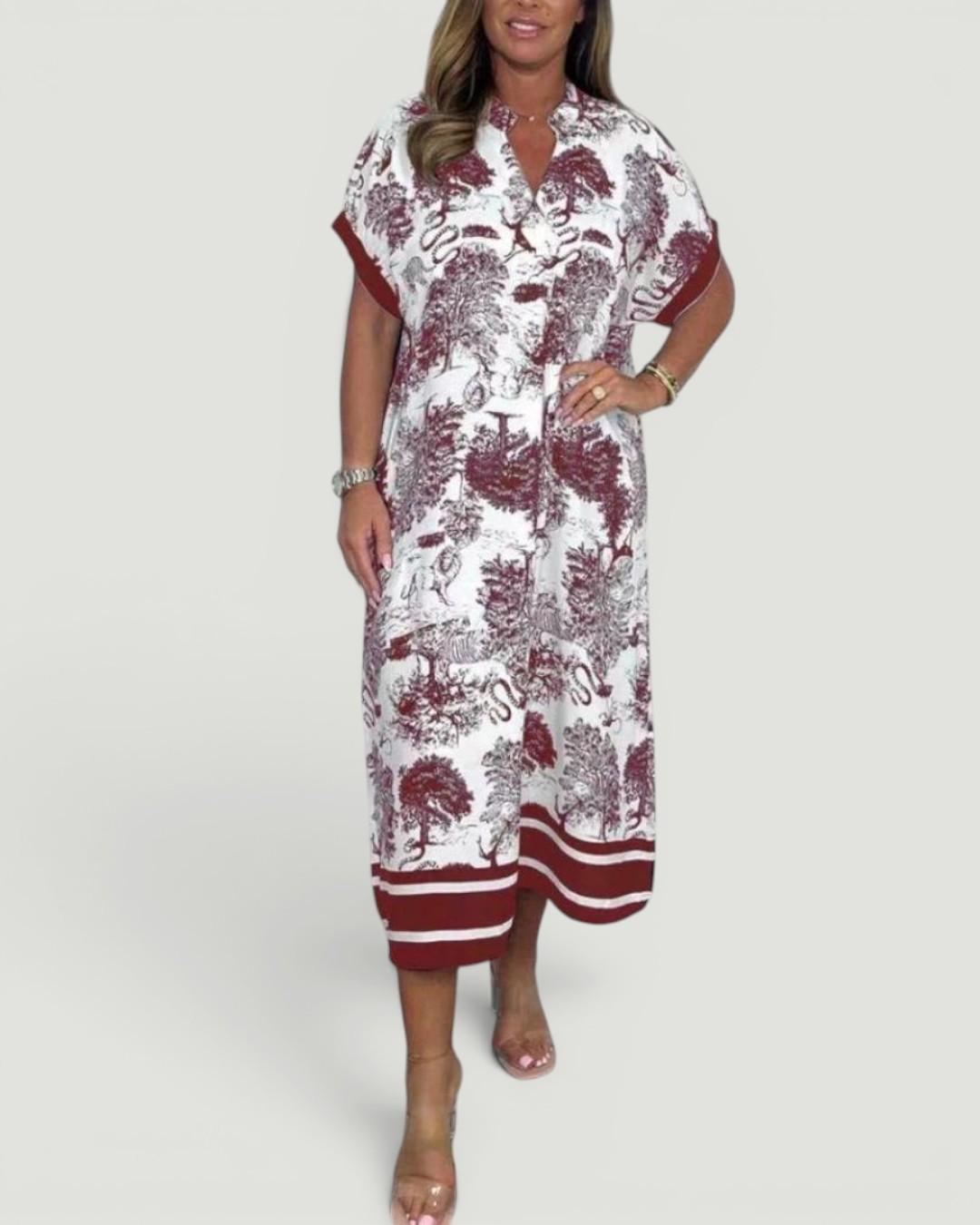 Cia™ Printed Midi Dress