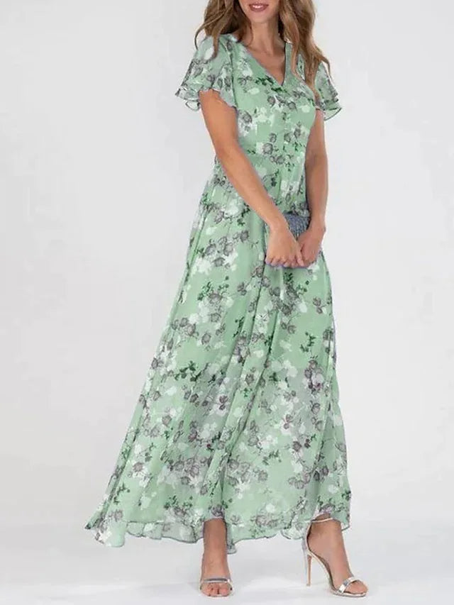 Grace™  Glamorous Floral Wrap Dress