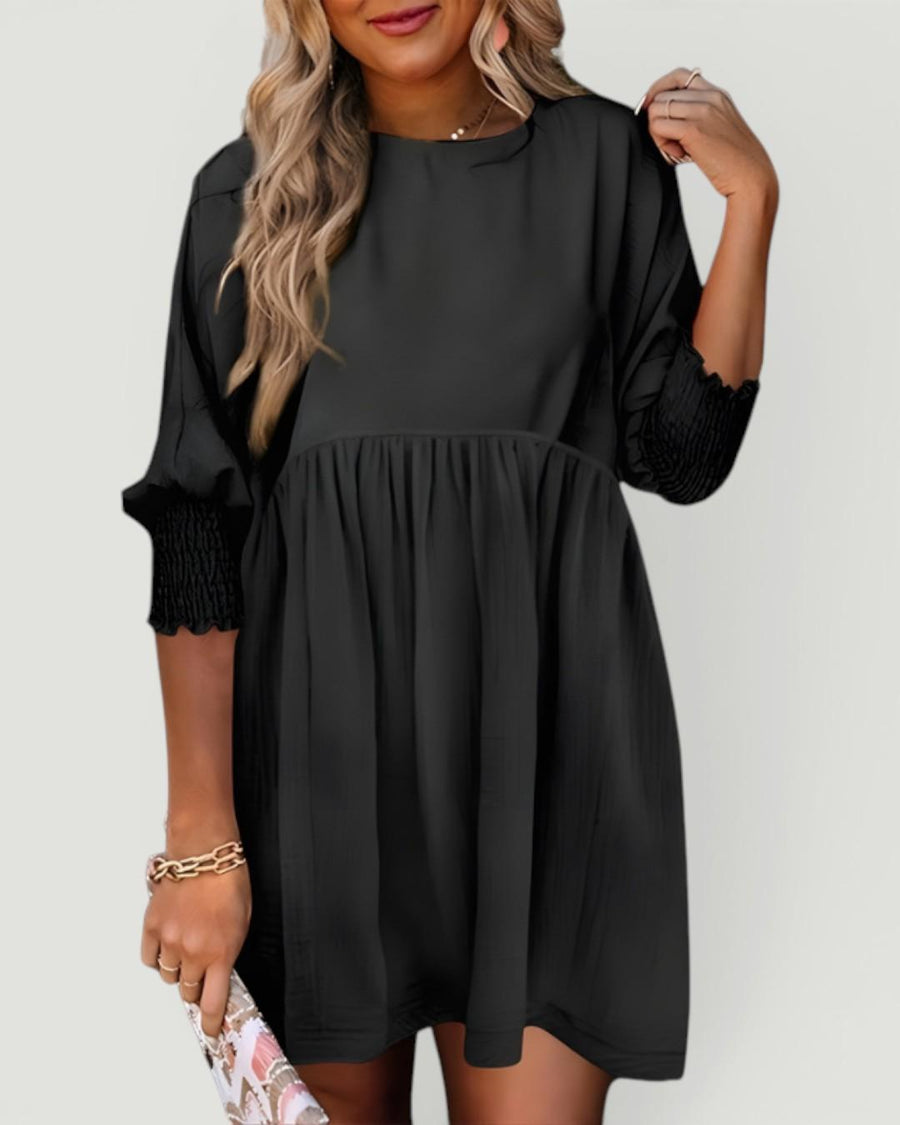 Dorothy™ Casual Crew Neck Loose Fit Mini Dress