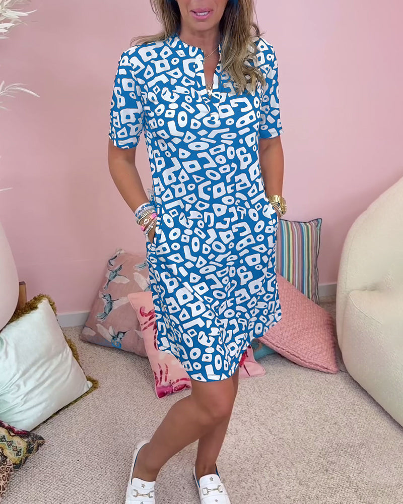 Octavia™  Versatile V-neck Dress