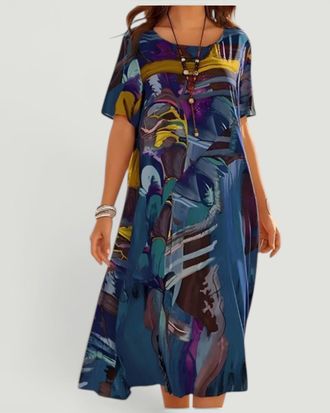 Heather™ Comfortable Floral Dress