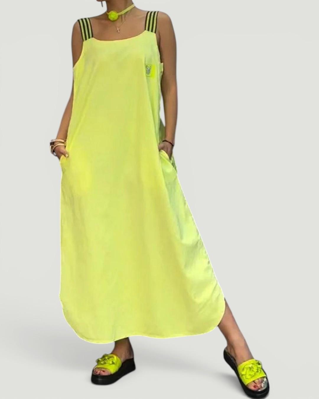 Carmen™ Cotton & Linen Suspender Dress