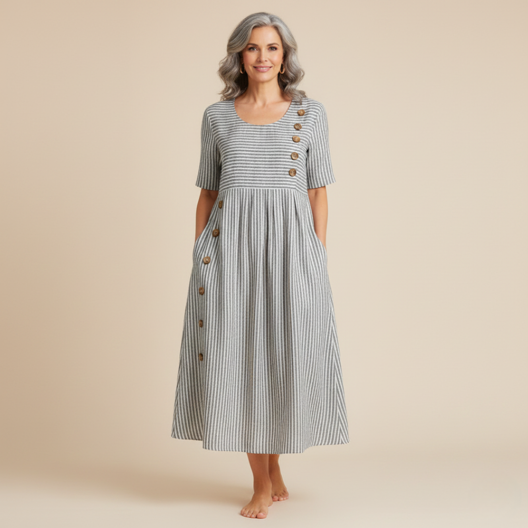 Jovie™ Striped Midi Dress