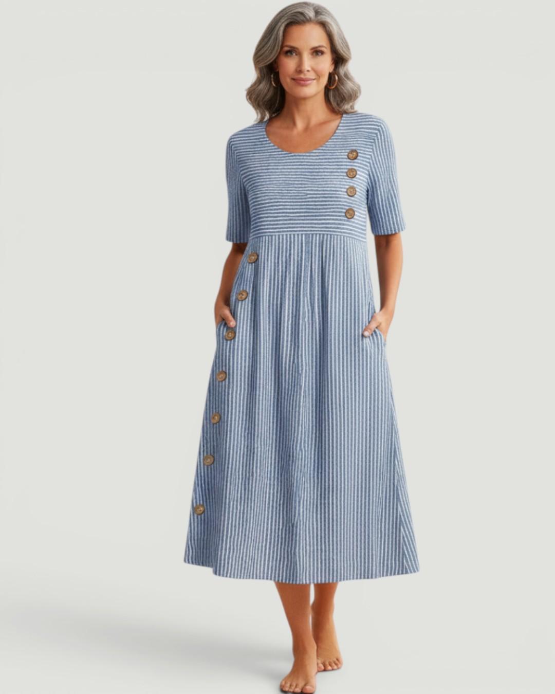 Jovie™ Striped Midi Dress