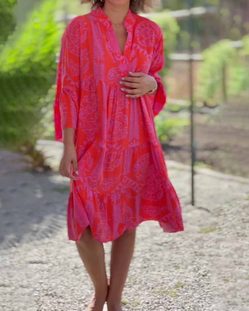 Galilea™  Boho Loose Sleeve Dress