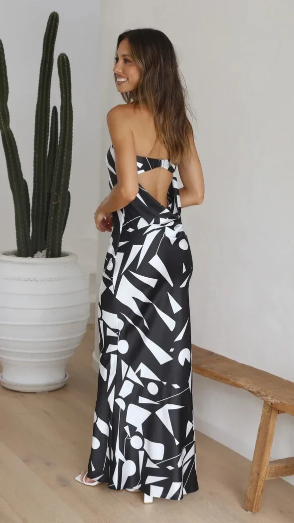 Grecia™  Stylish Strapless Maxi Dress