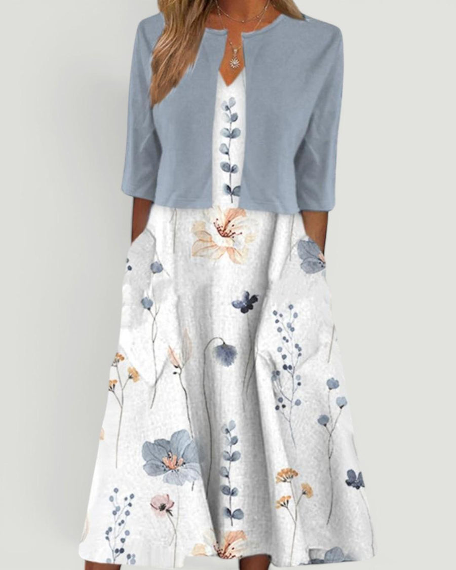Rose™ Elegant Dress & Jacket