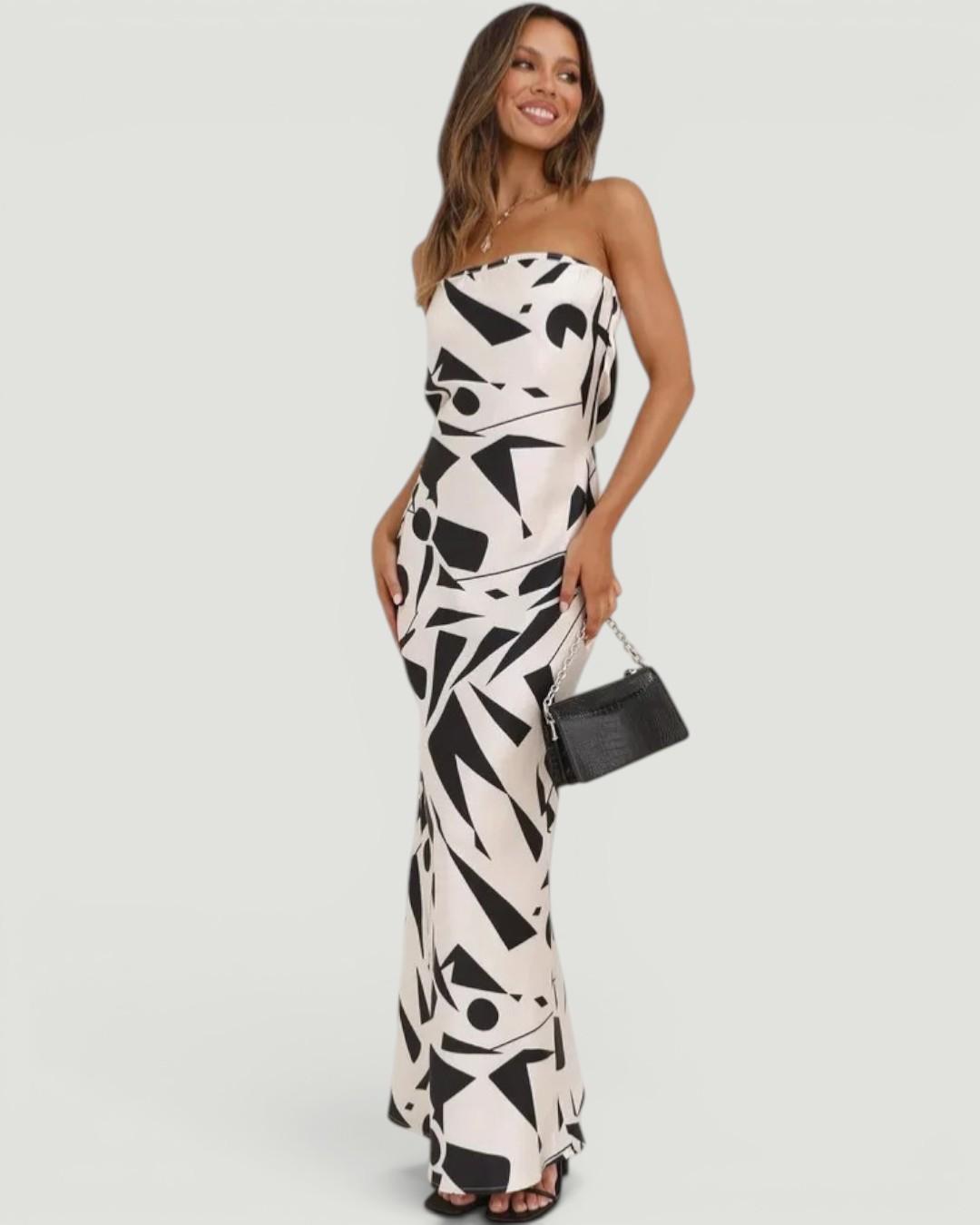 Grecia™  Stylish Strapless Maxi Dress