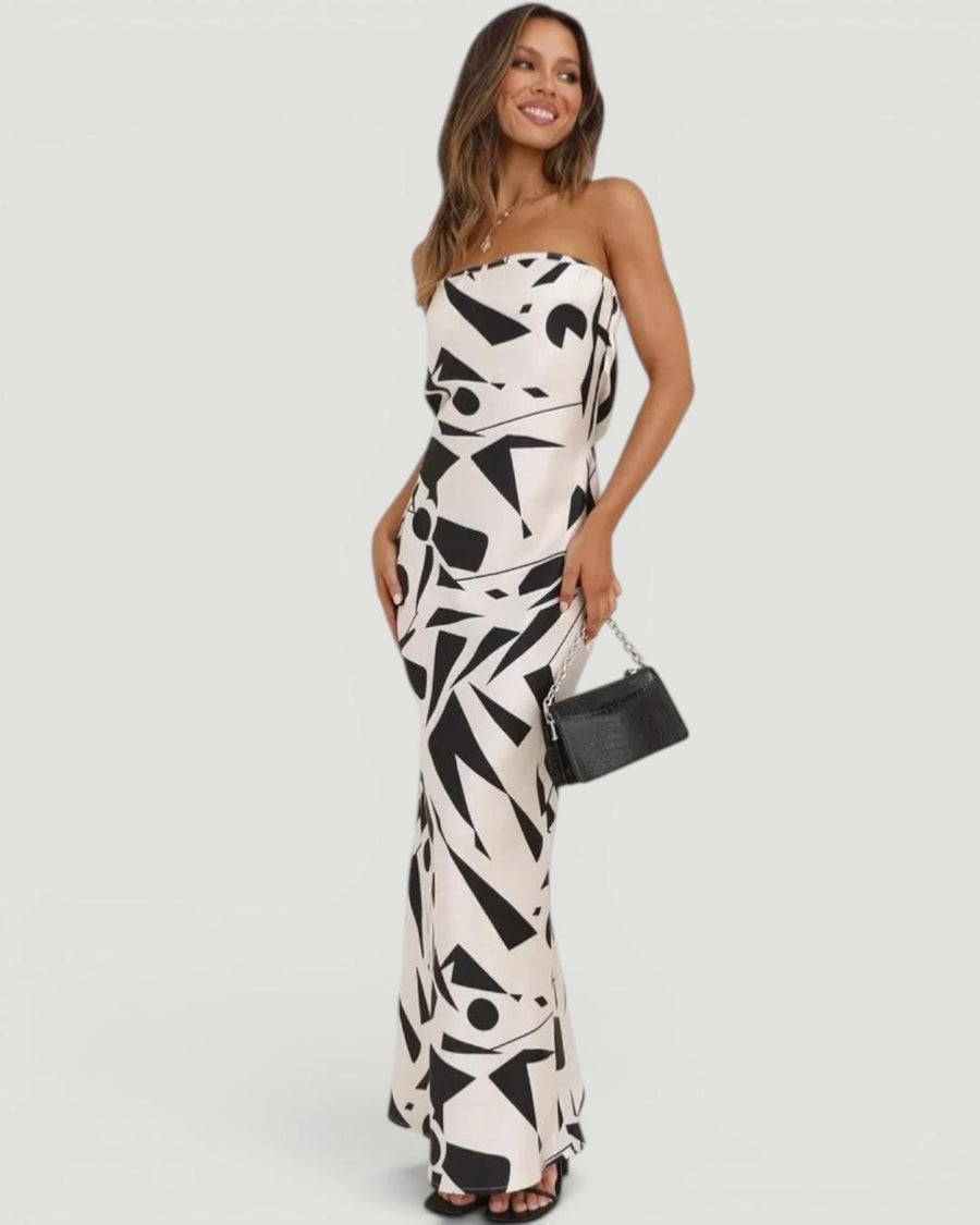 Grecia™  Stylish Strapless Maxi Dress