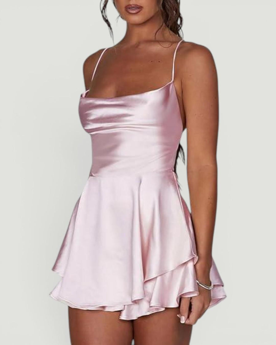 Gaby™  Elegant Satin Slip Dress