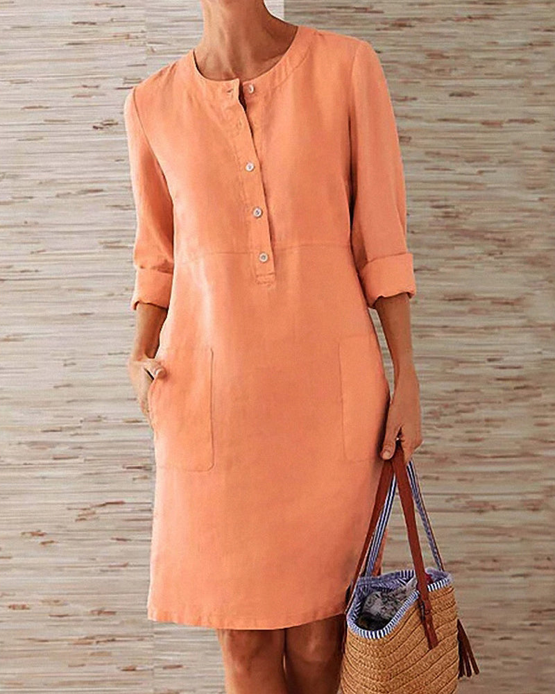 Daphne™  Elegant Plain Dress