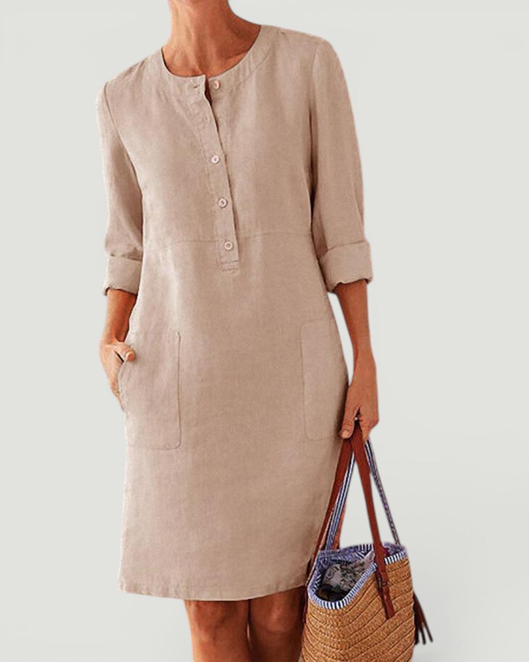 Daphne™  Elegant Plain Dress