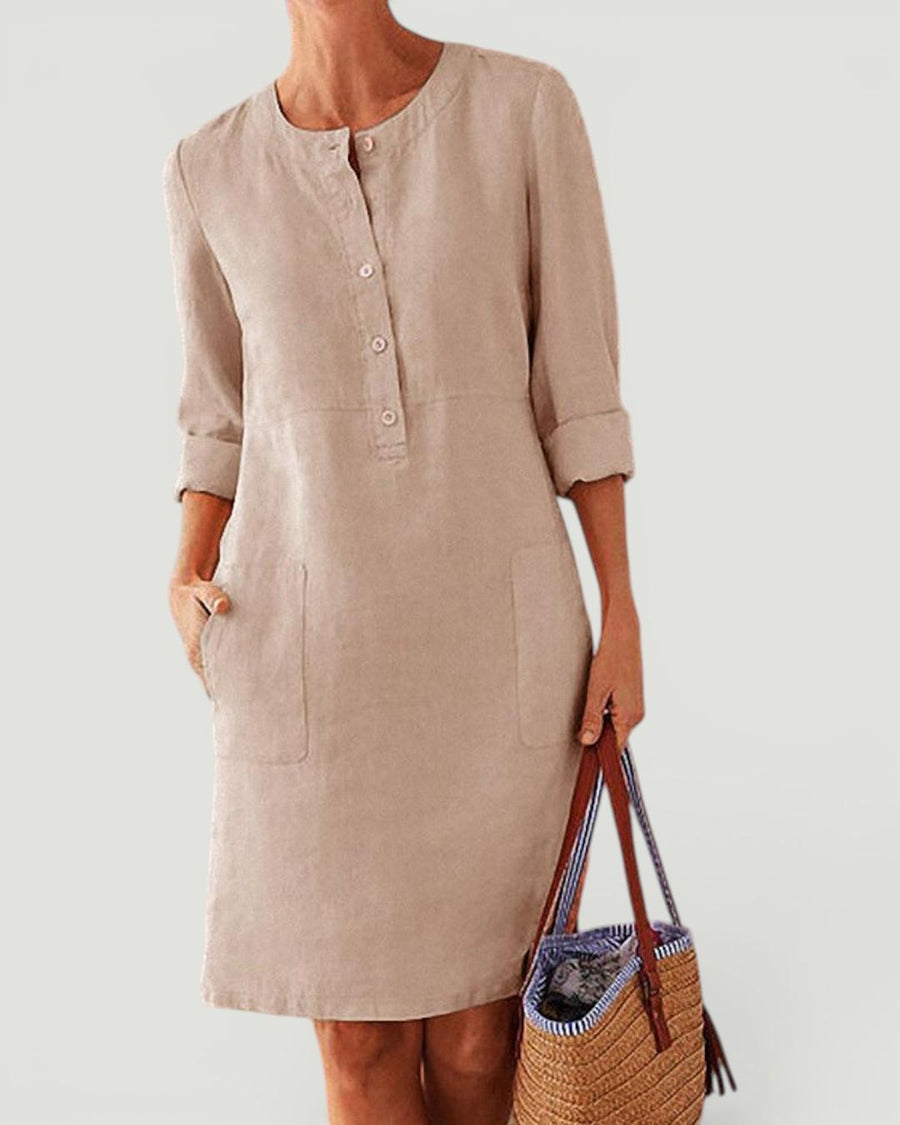 Daphne™  Elegant Plain Dress