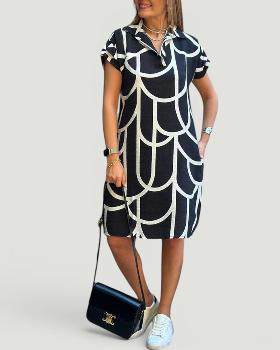 Maeve™  Geometric Polo Dress