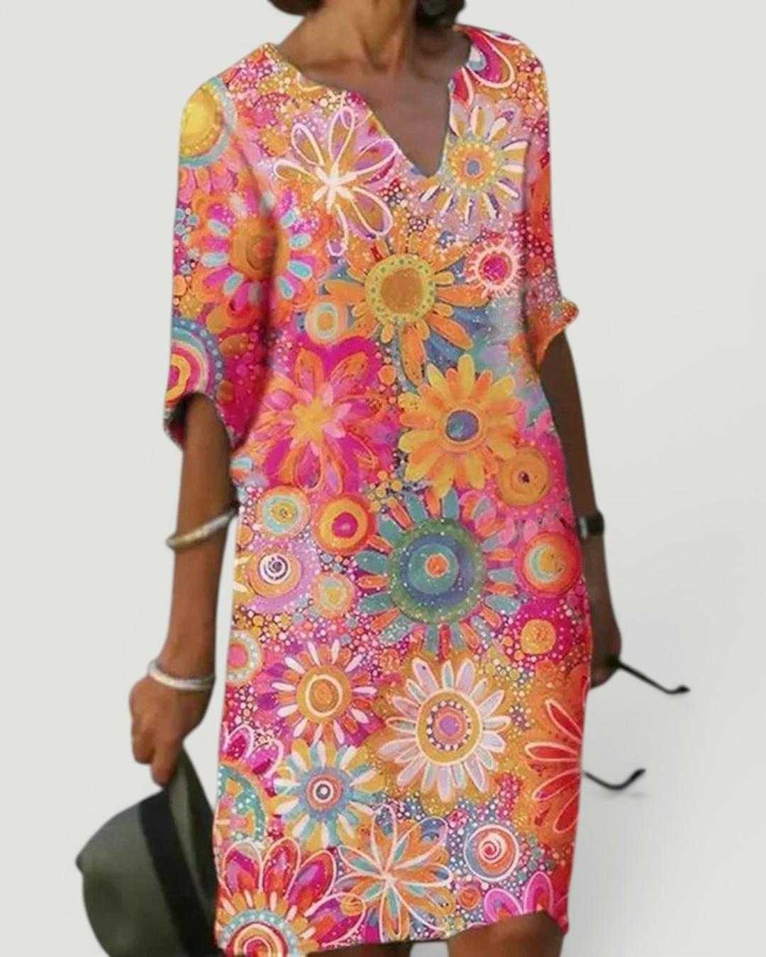 Kenzie™  Colorful Floral Dress