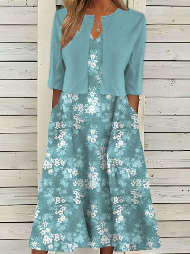 Rose™ Elegant Dress & Jacket