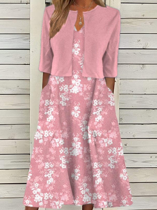 Rose™ Elegant Dress & Jacket