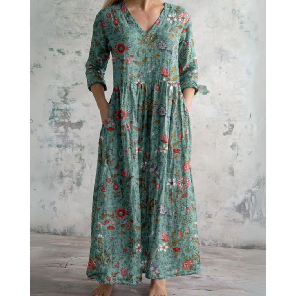 Emery™ Vintage Floral Maxi Dress