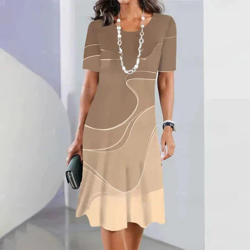 Sheila™ - Stylish Dress with Elegant Colour Patterns