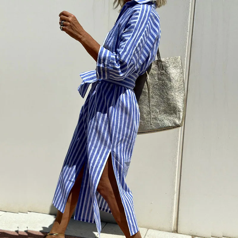 Elfrida™  Stylish Striped Dress