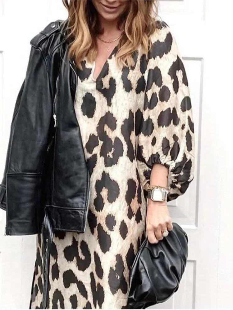 Milya™ Leopard Print Dress
