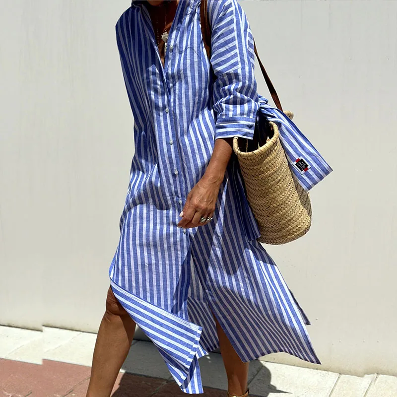 Elfrida™  Stylish Striped Dress