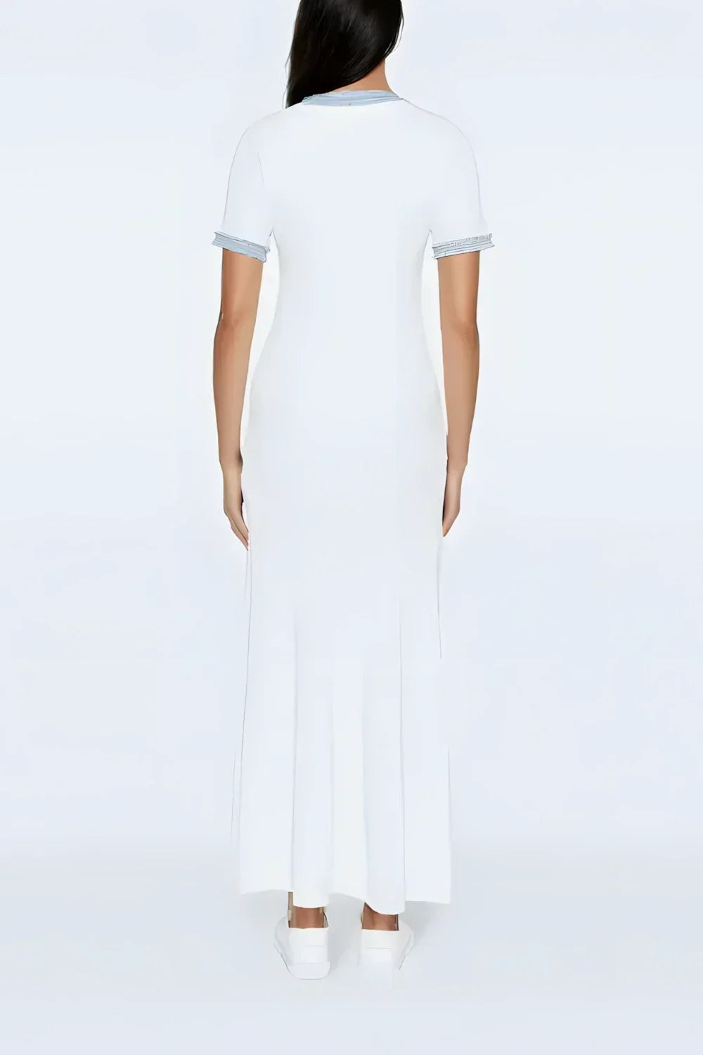 Ellie™ Knit & Denim Dress