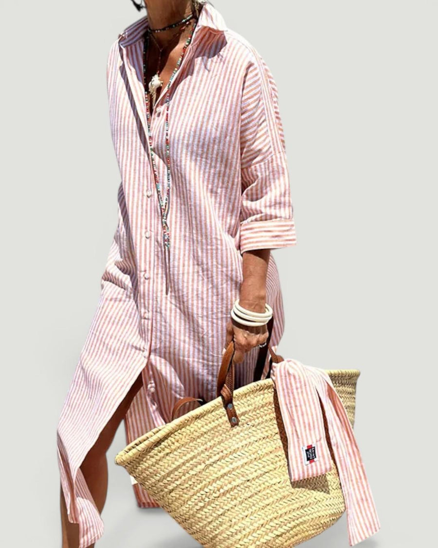 Elfrida™  Stylish Striped Dress
