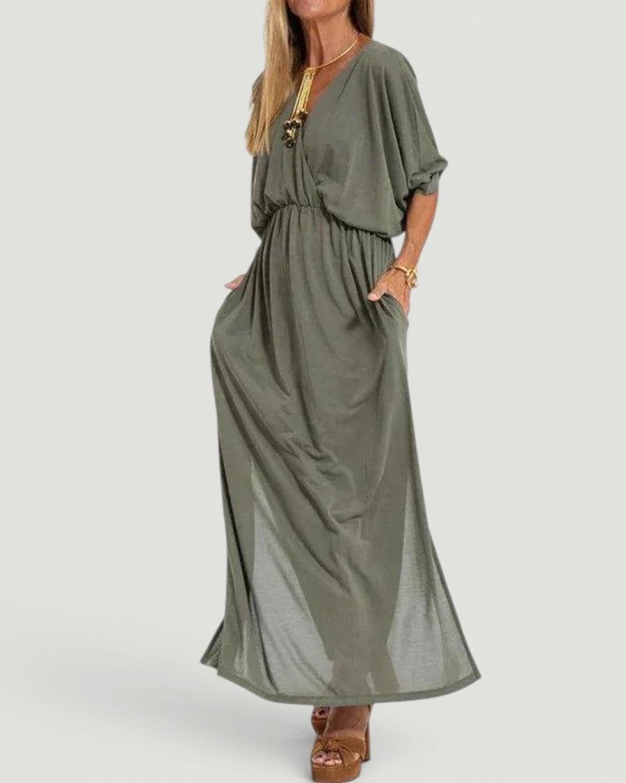 Naomi™  Long Vintage Dress