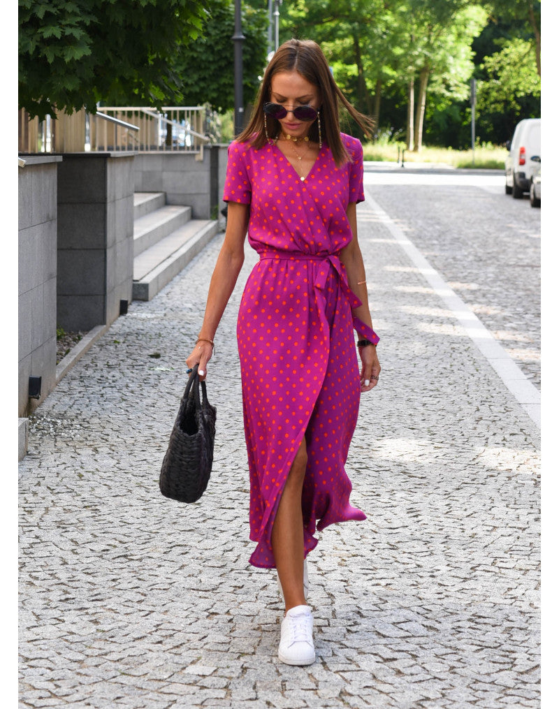 Flossie™ Chic Waist-Defining Dress