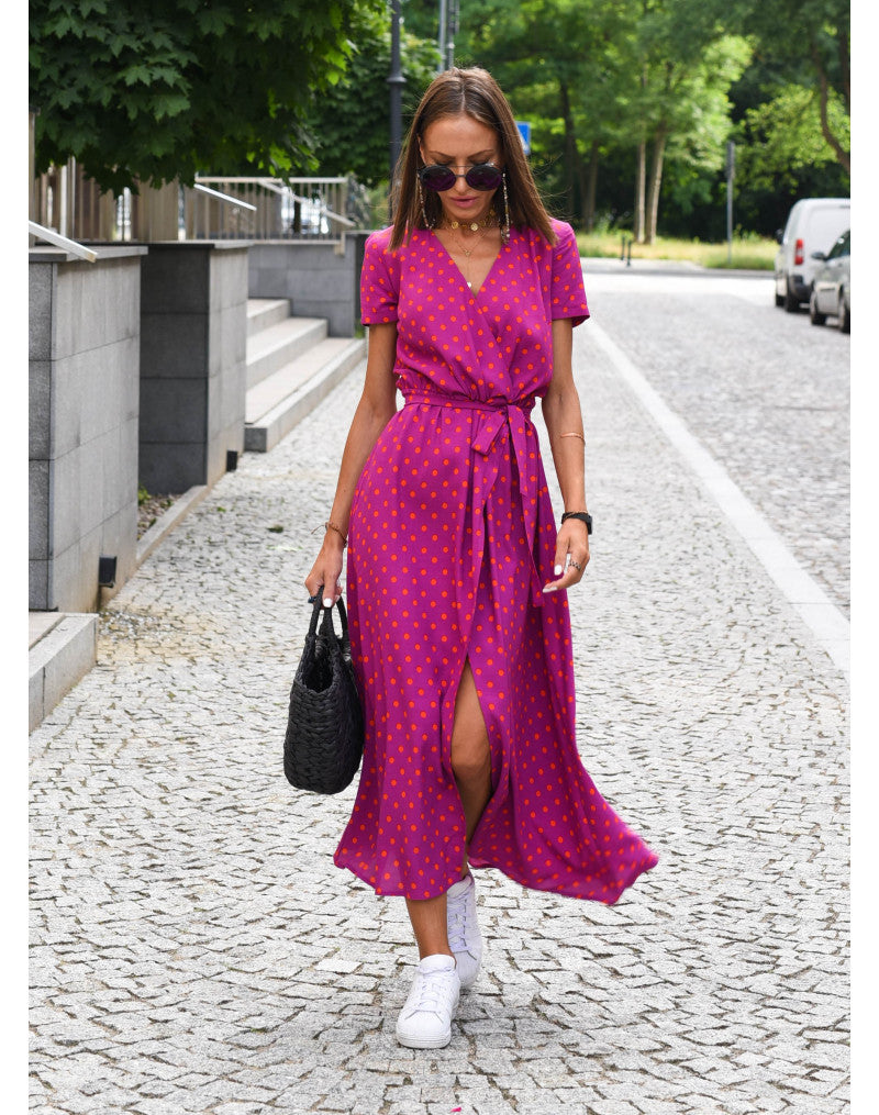 Flossie™ Chic Waist-Defining Dress
