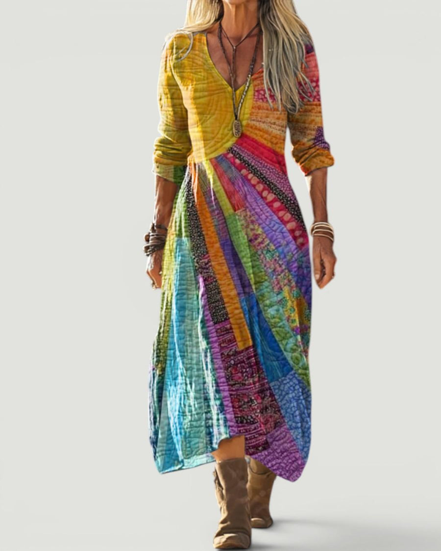 Veda™ Bohemian Sun Maxi Dress