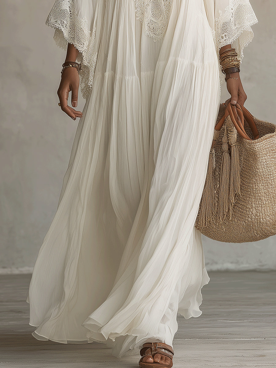 Iridessa™ Bohemian Lace Maxi Dress
