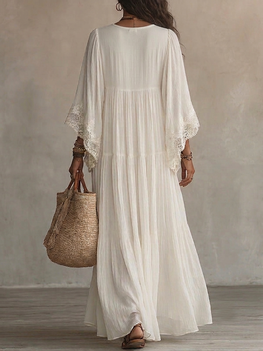 Iridessa™ Bohemian Lace Maxi Dress