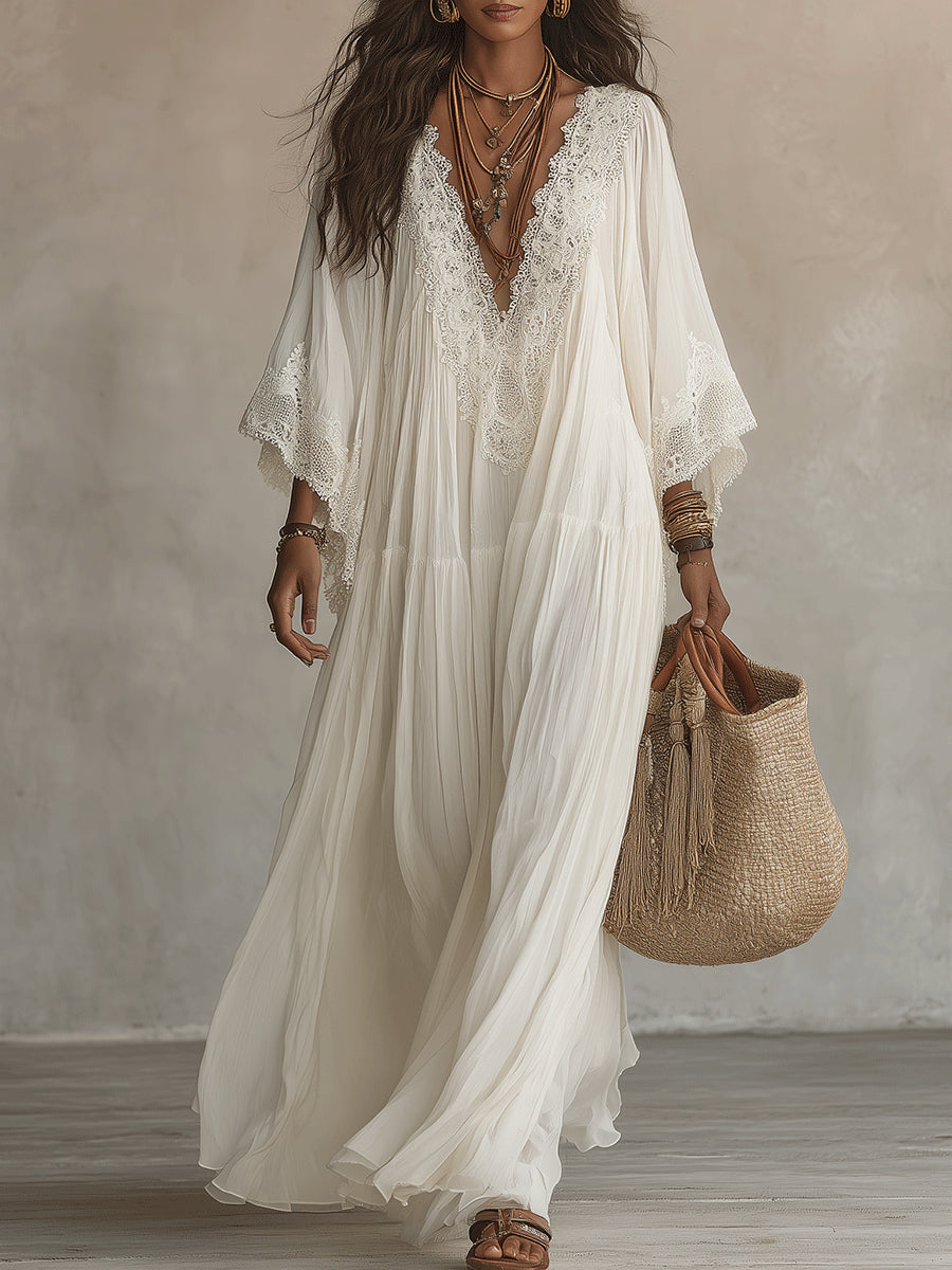 Iridessa™ Bohemian Lace Maxi Dress