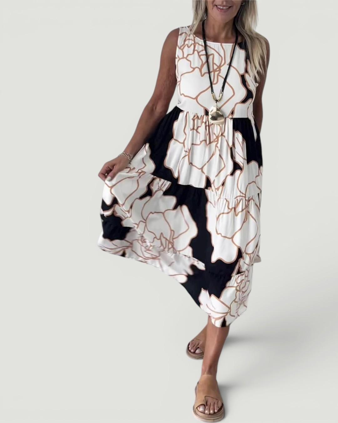 Jessica | Stylish Floral Print Dress