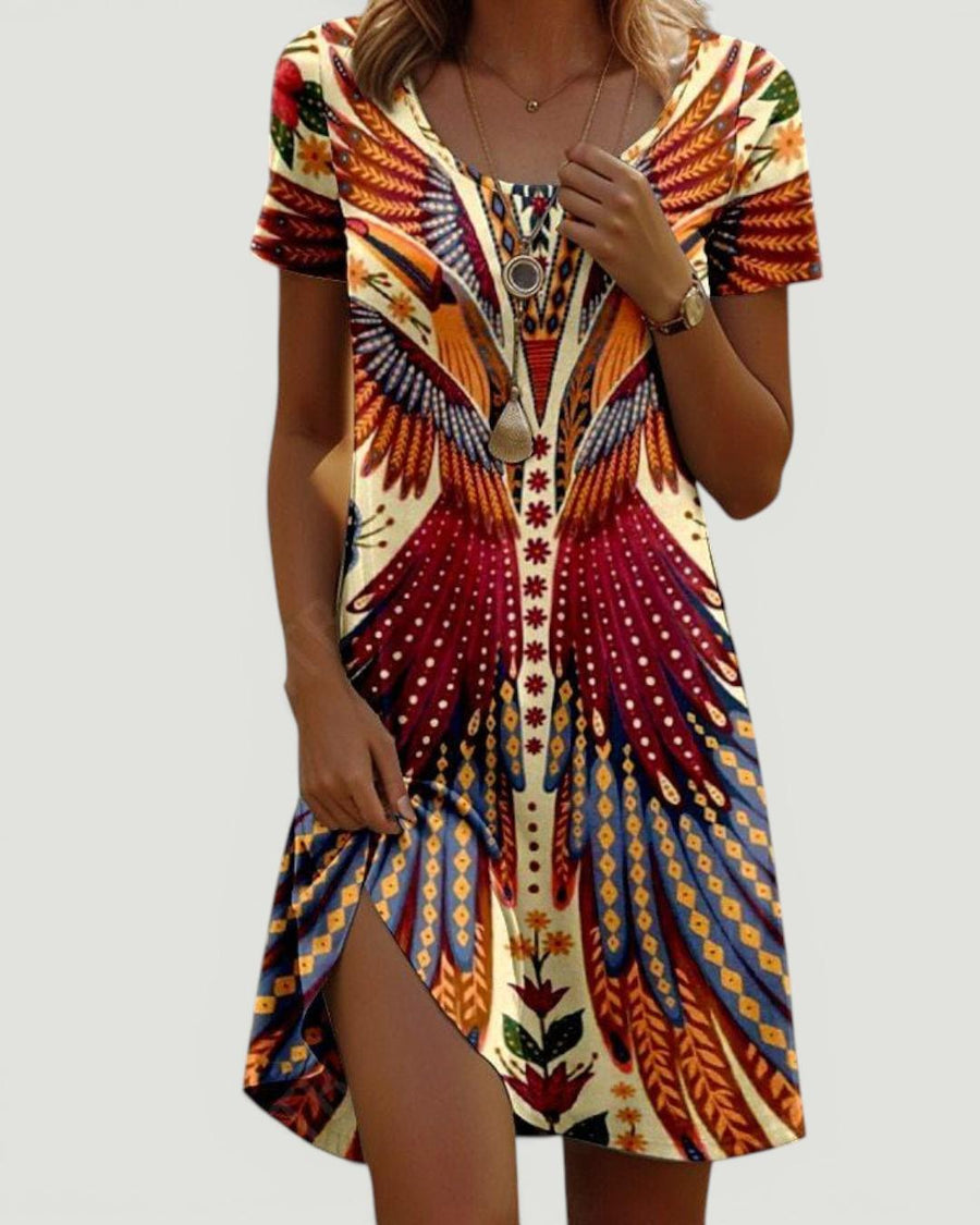 Reese™ Trendy Ethnic Printed Summer Dress
