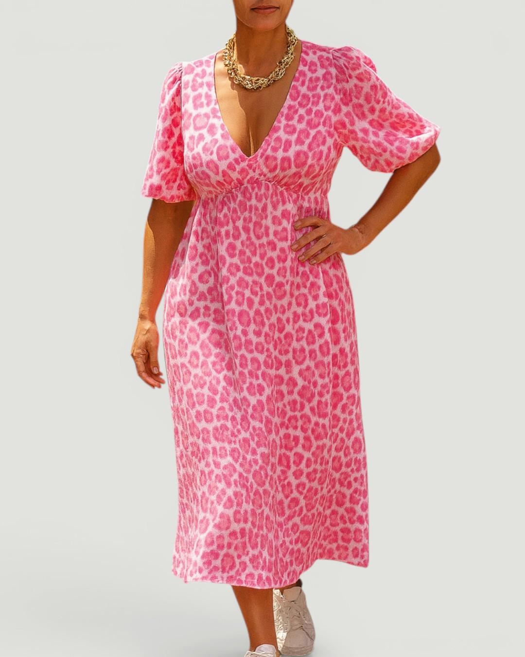 Zahra™ V-Neck Maxi Dress