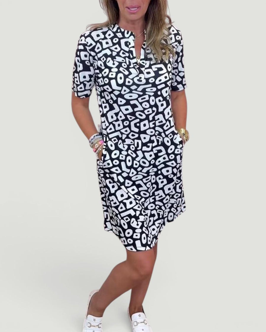 Octavia™  Versatile V-neck Dress