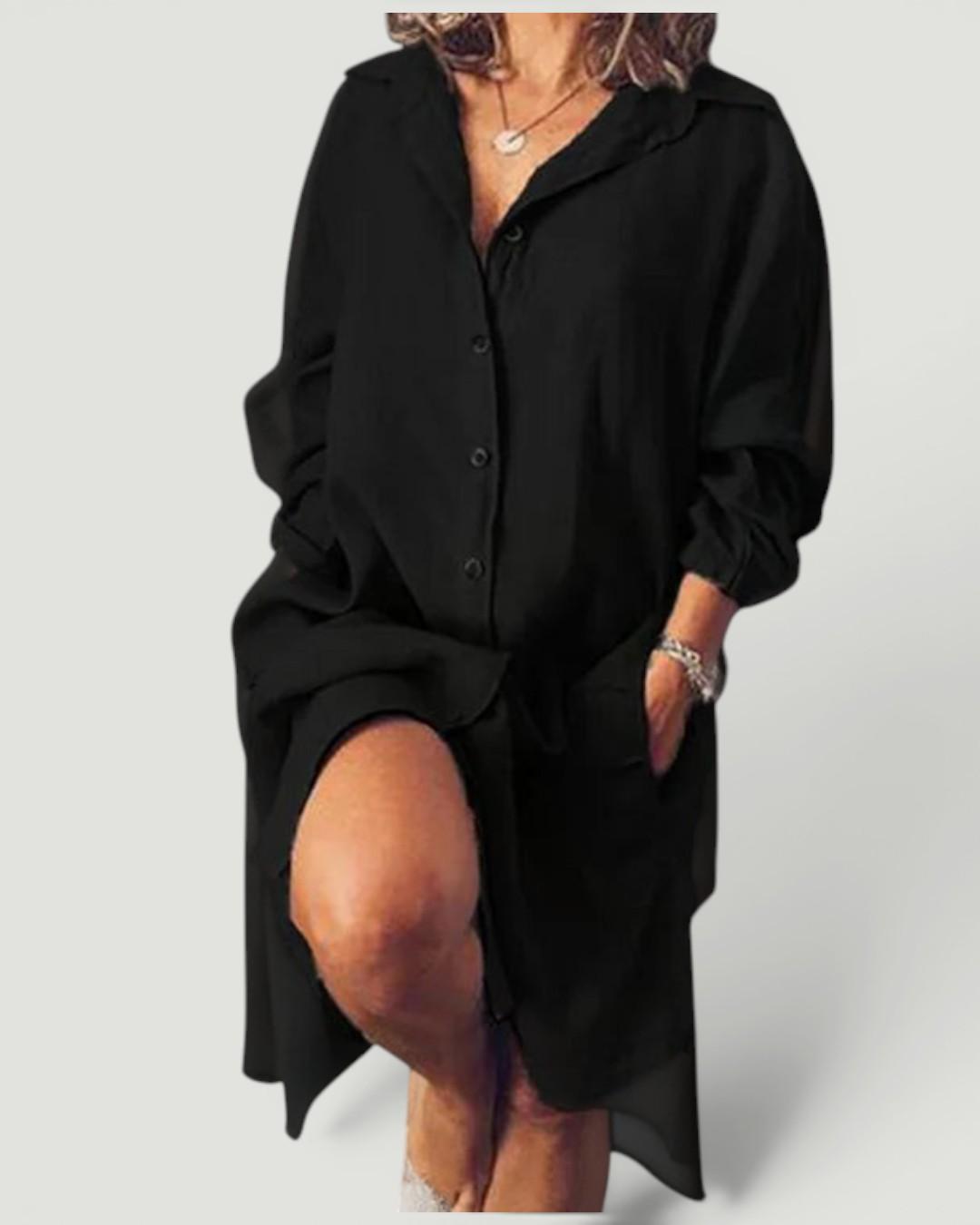 Elysia™ Effortless Shirt Dress