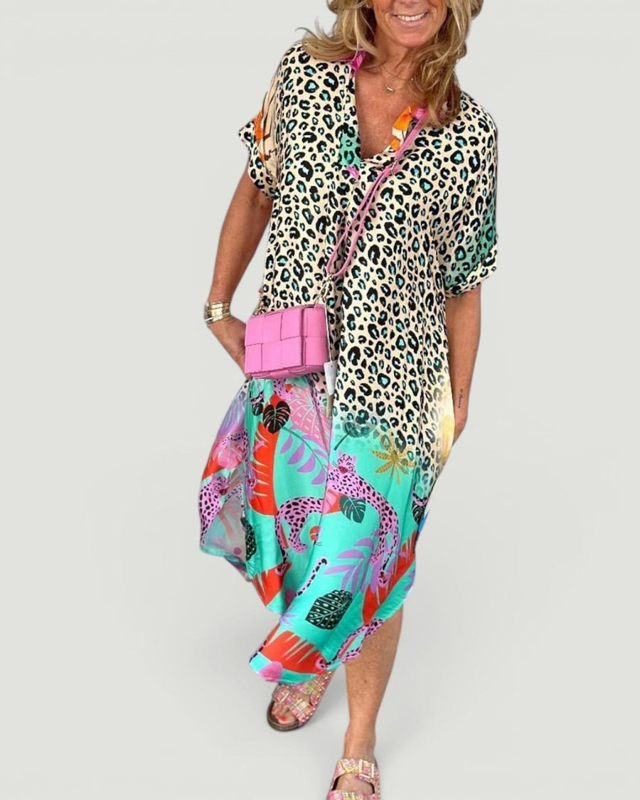Freddie™  Chic Leopard Print Dress