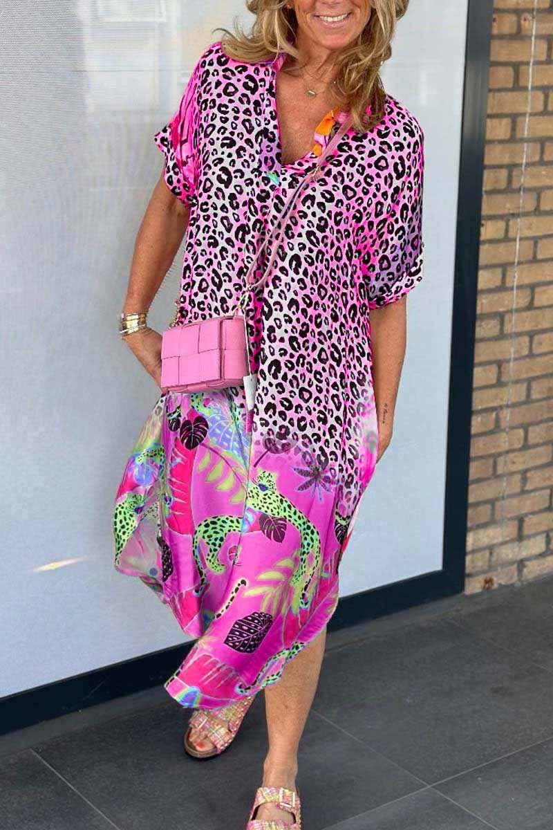 Freddie™  Chic Leopard Print Dress