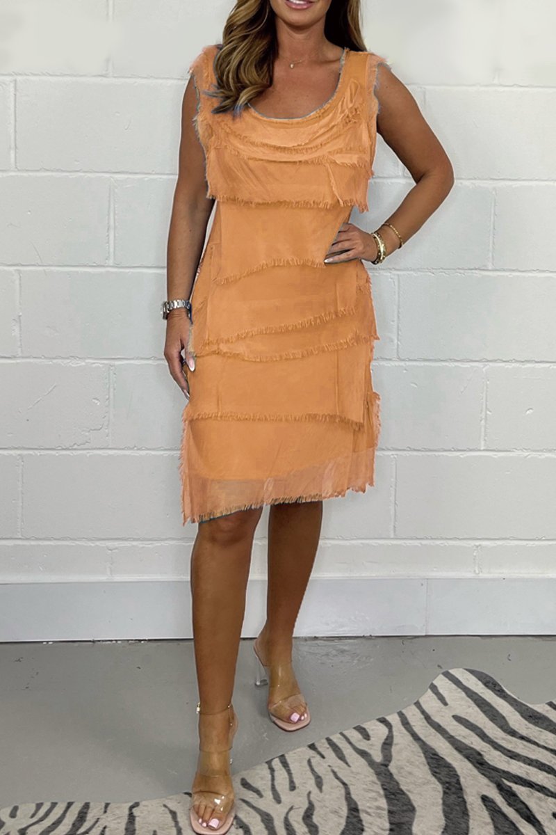 Delaney™ Raw Edge Dress