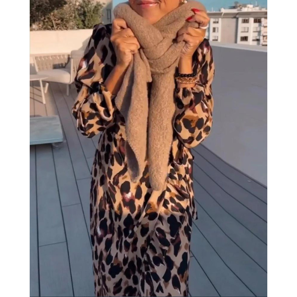 Lisandra™ - V-neck Wrap Dress
