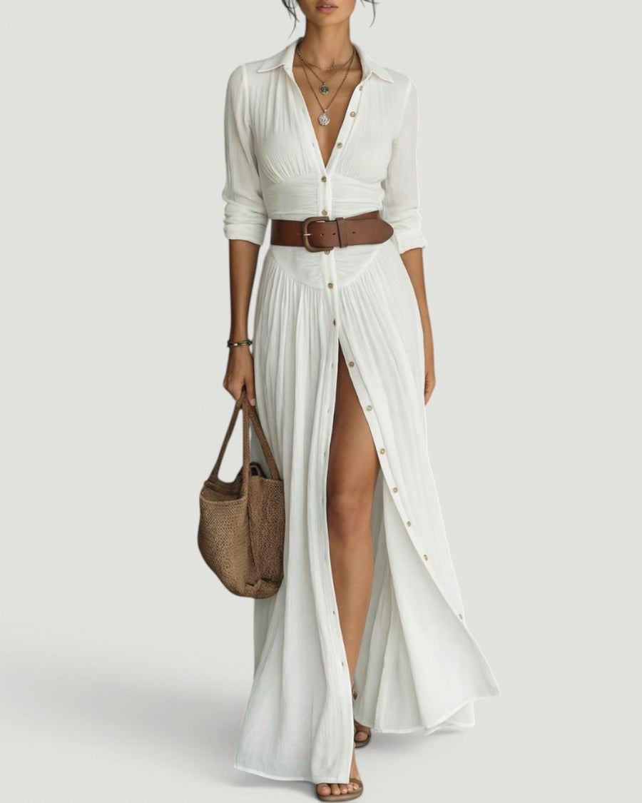 Camille™ Linen Blend Maxi Dress