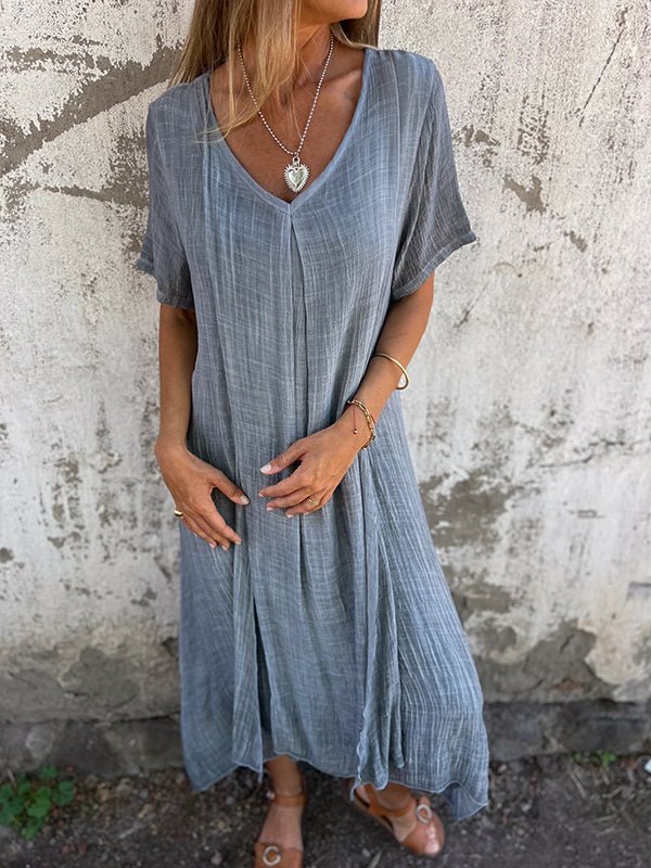 Enola™  Chic V-Neck Dress