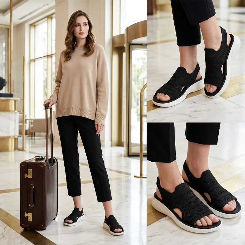 Nina™ Breathable Knit Platform Sandals