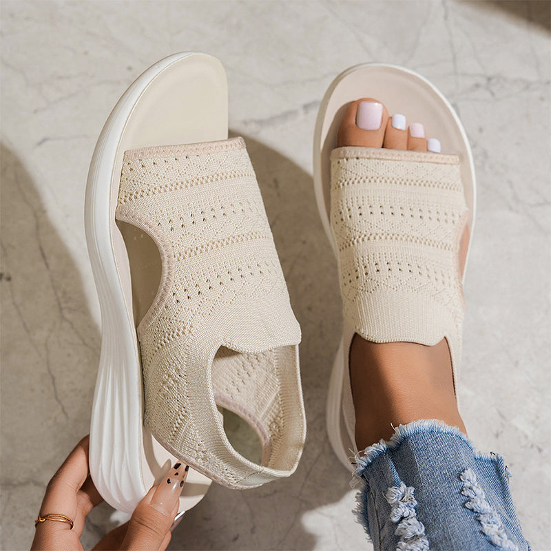 Nina™ Breathable Knit Platform Sandals